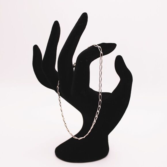 Stainless Steel Simple Chain Bracelet - Picture 2 of 5